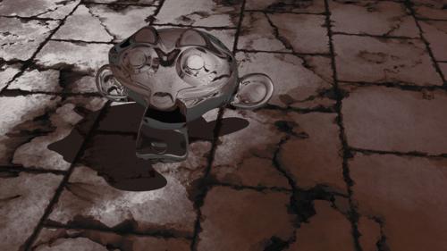 Cracked brick wall cycles material preview image