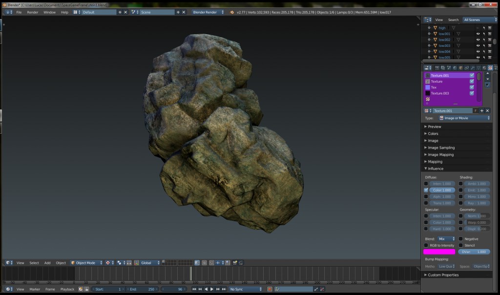 HighQuality LowRes Rock preview image 2