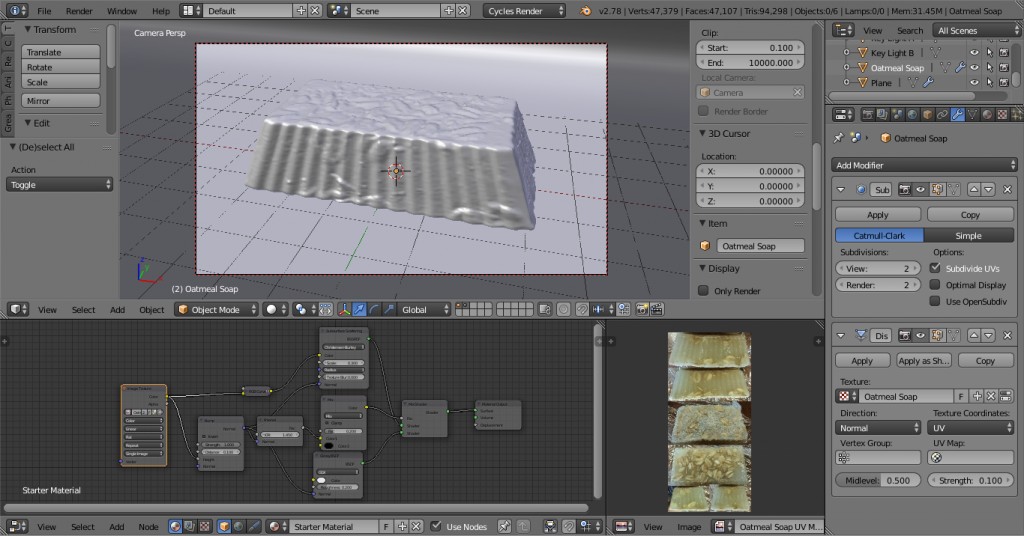 Natural Soap Bar (Photo-Realistic) preview image 4