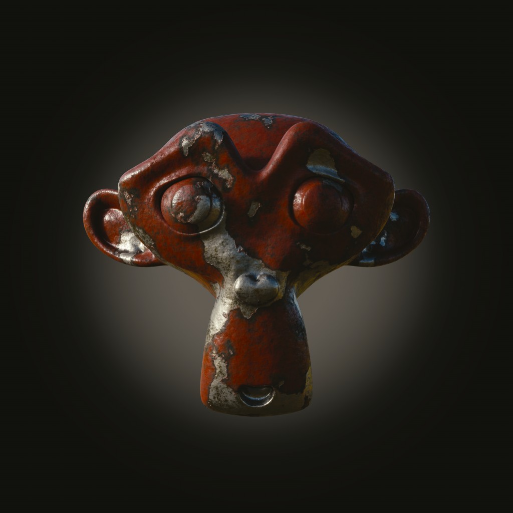 Procedural Painted Metal Material preview image 2