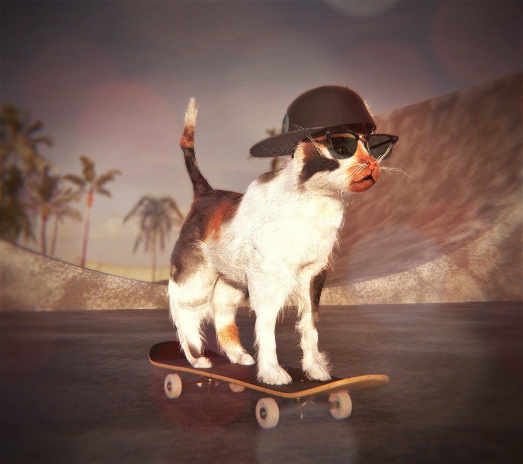 Rigged and animated Cat preview image 6