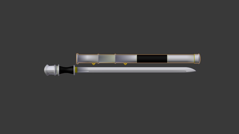 TibetanSword_V1.1_mediumPoly preview image 1