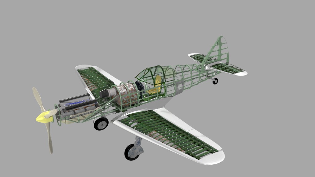 Airplane Skeleton preview image 1