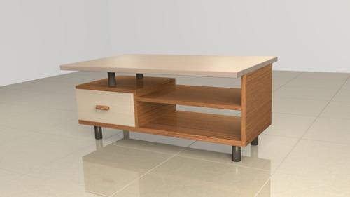 Wood Tea Table preview image