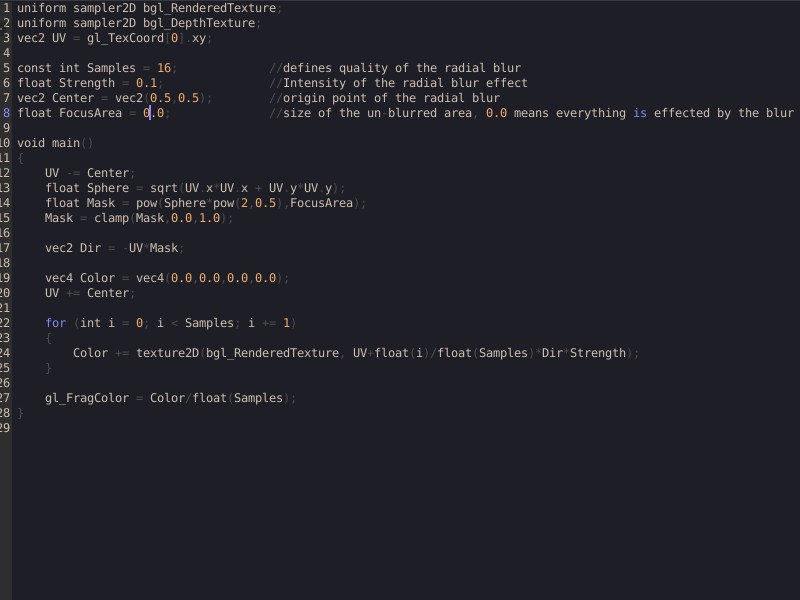 Radial Blur 2D Filter preview image 4
