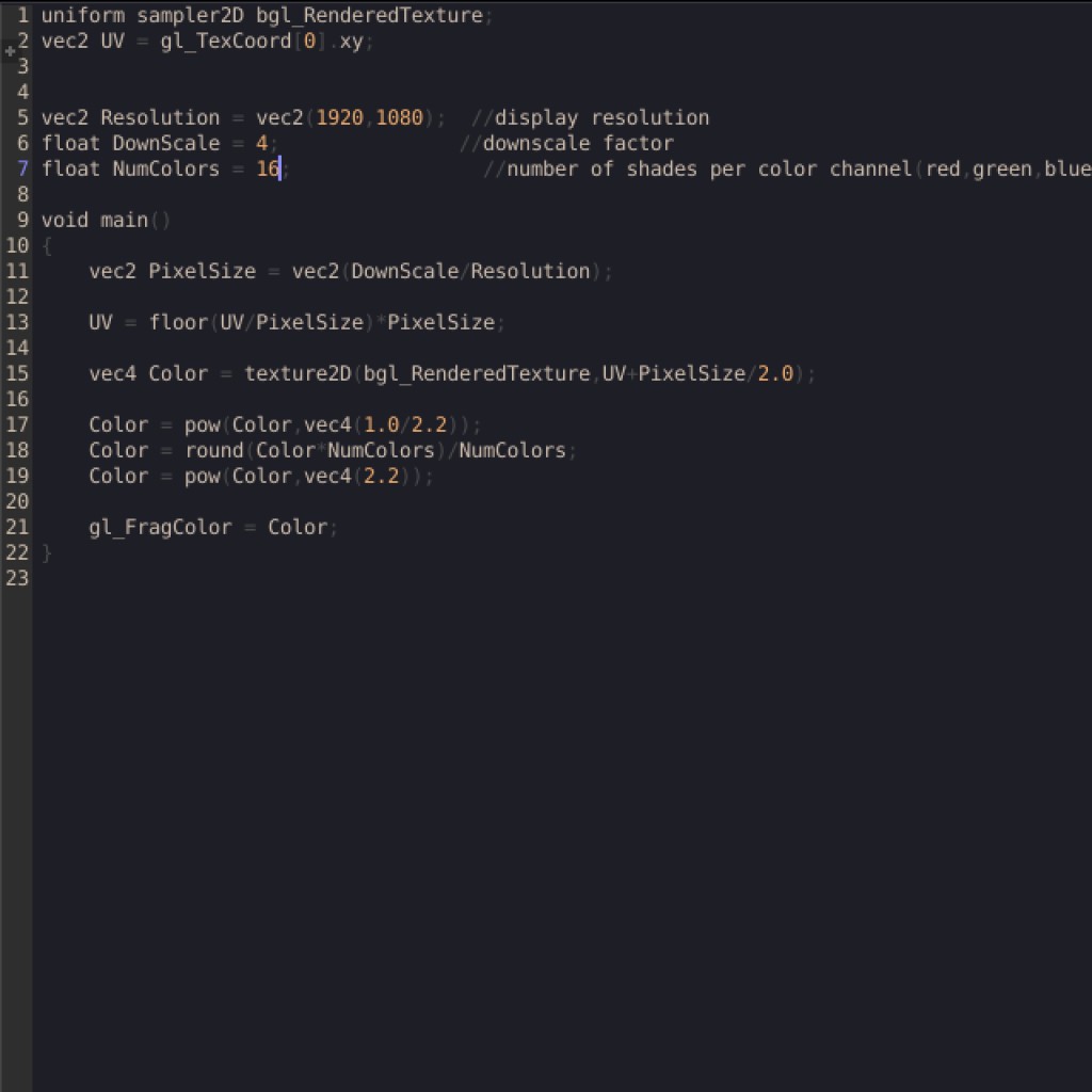 Pixelate/ColorDepth 2D Filter preview image 4