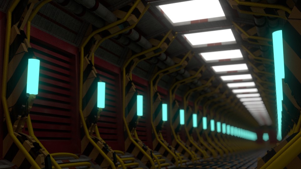 Sci-Fi Corridor preview image 1
