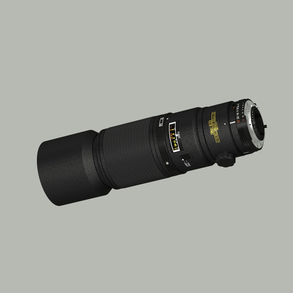AF Micro Nikkor 200mm Lens preview image 1