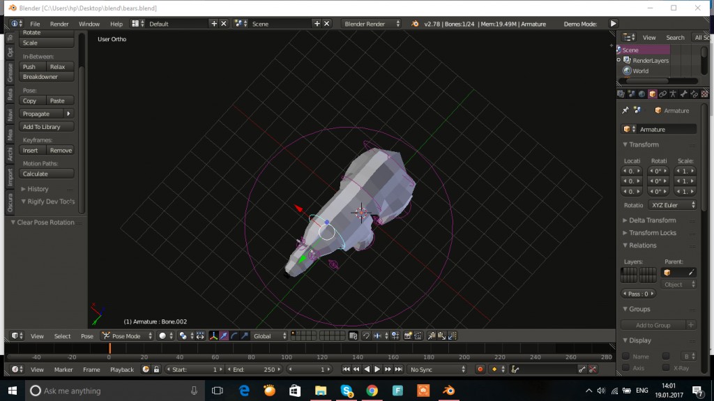 low poly pollar bear preview image 1