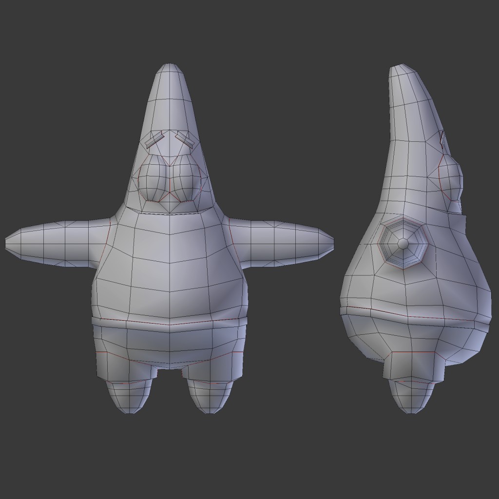 Patrick Estrela LOW POLY preview image 3