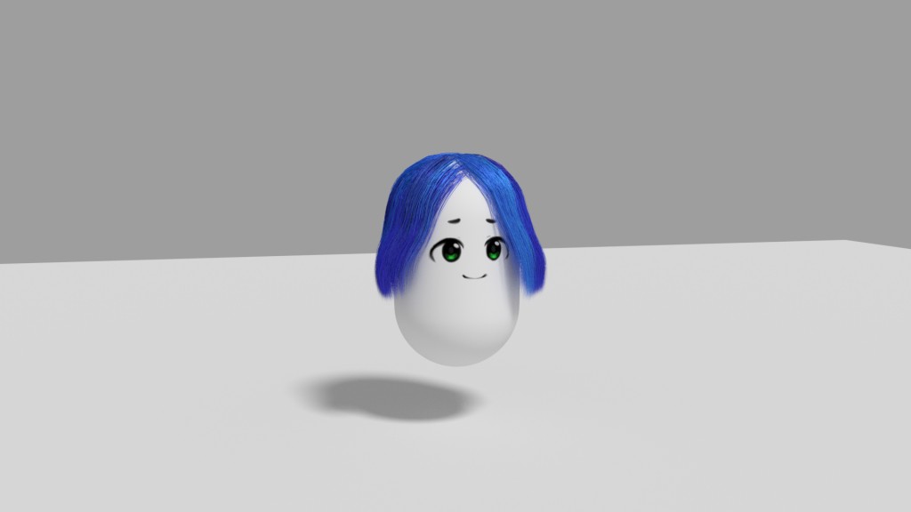 Dynamic Hair Collision Sample preview image 1