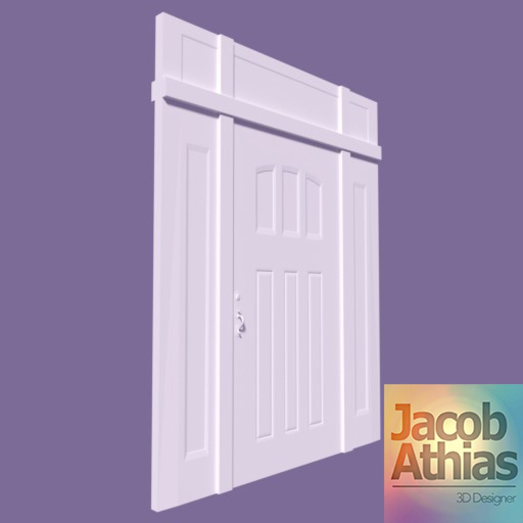 Exterior Door (non rigged, non textured) preview image 1