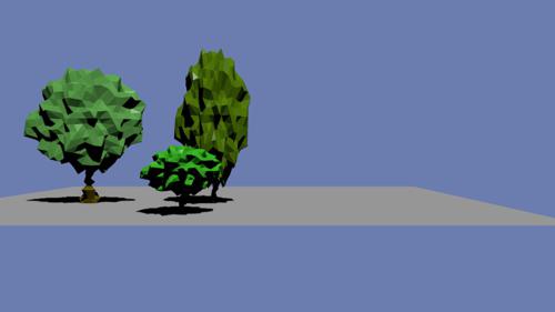 Low poly tree generator preview image
