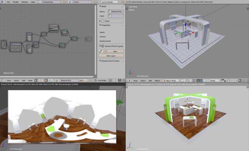 360° Render using an Equirectangular Camera Setup  preview image