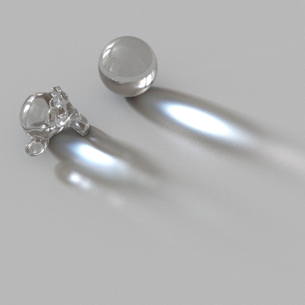 fake caustis glass material with dispersion preview image 1