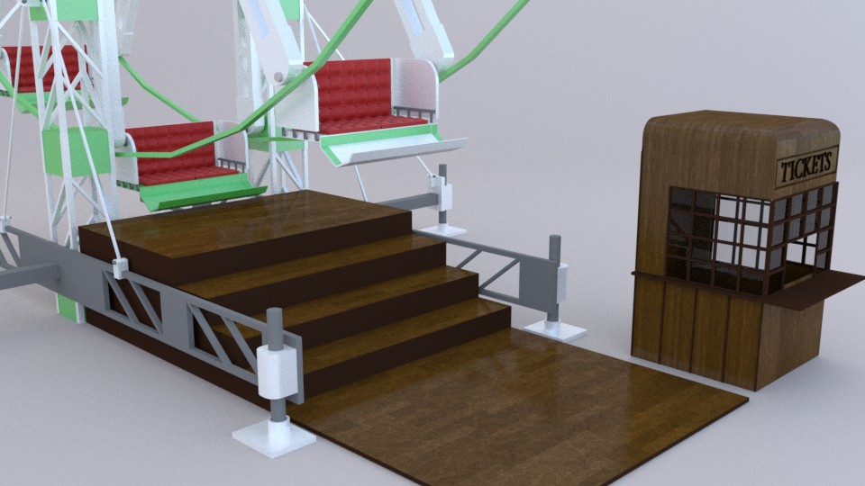 Ferris Wheel with Ticket Booth preview image 4