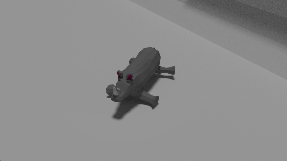 low-poly raino preview image 1