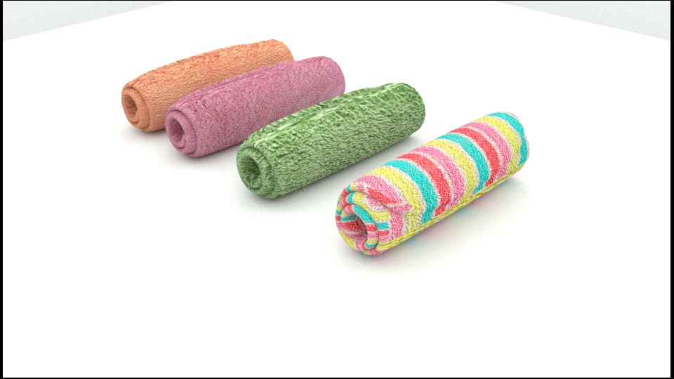 Circularly Folded Towel / Cloth preview image 1