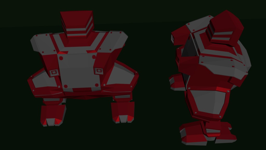 low polly robot preview image 1