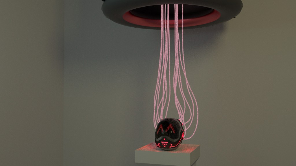 futuristic helmet preview image 1