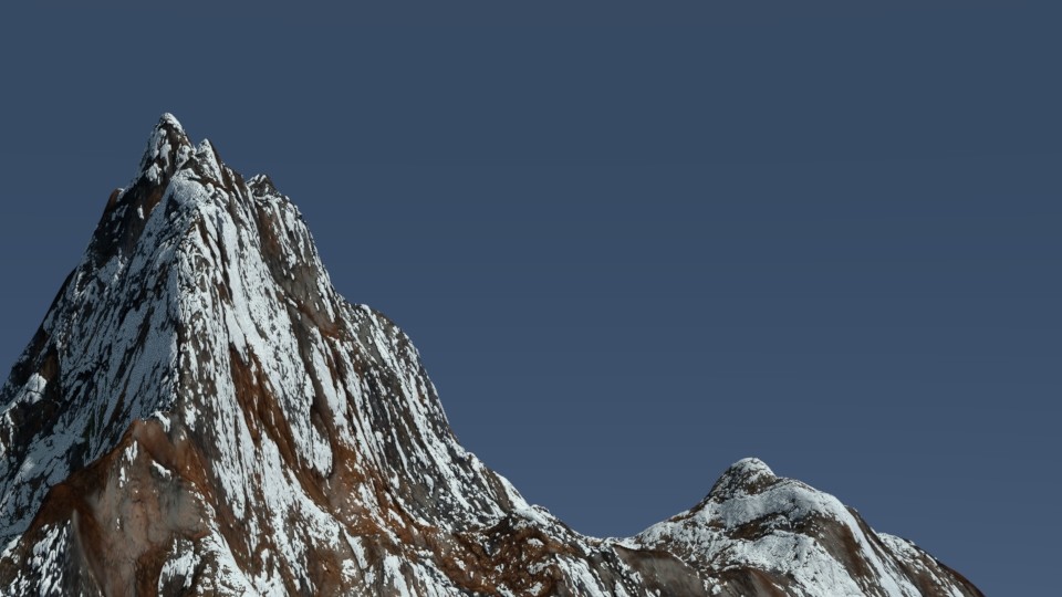 Snowy Mountain Scene  preview image 1