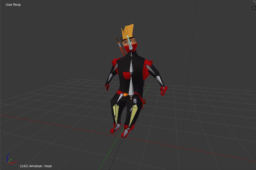 rigged ninja preview image 1