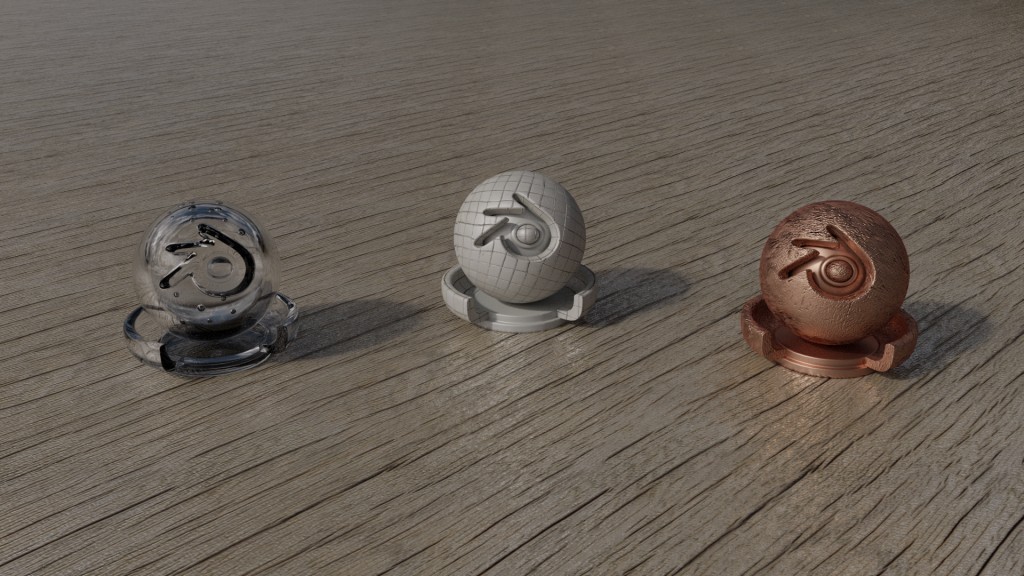 PBR Shader for Cycles Render Engine (Glass, Dialectric, Metal) preview image 1