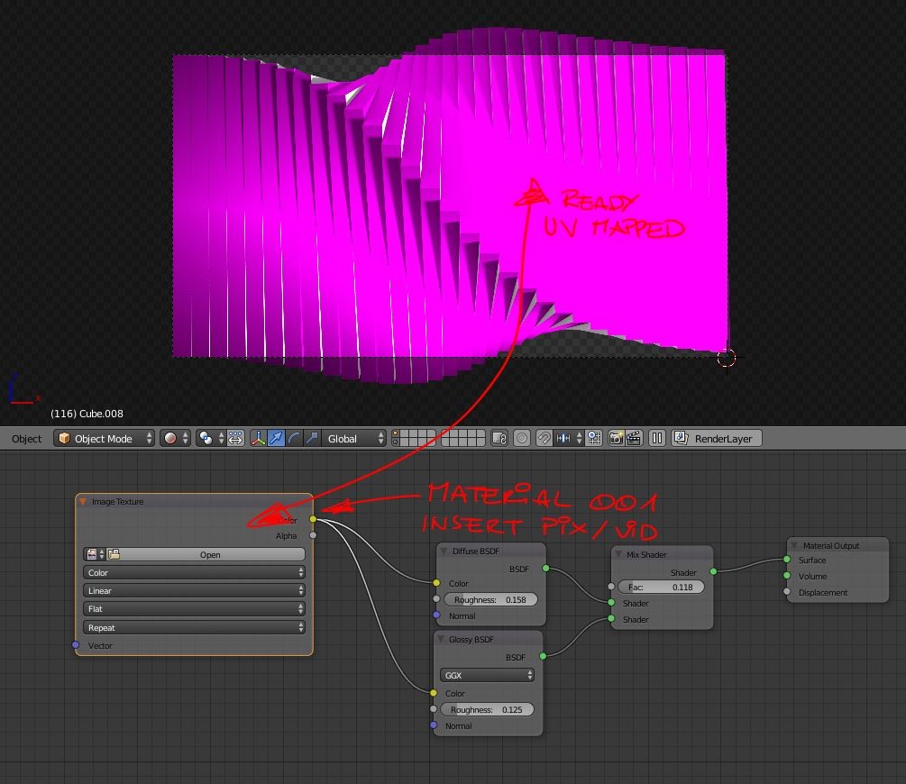 Twisting 3D Block Transition preview image 2