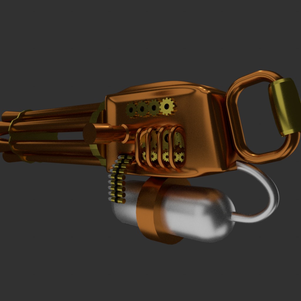 Steampunk Minigun preview image 2