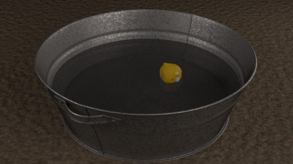 Just a basin of galvanized steel preview image 1