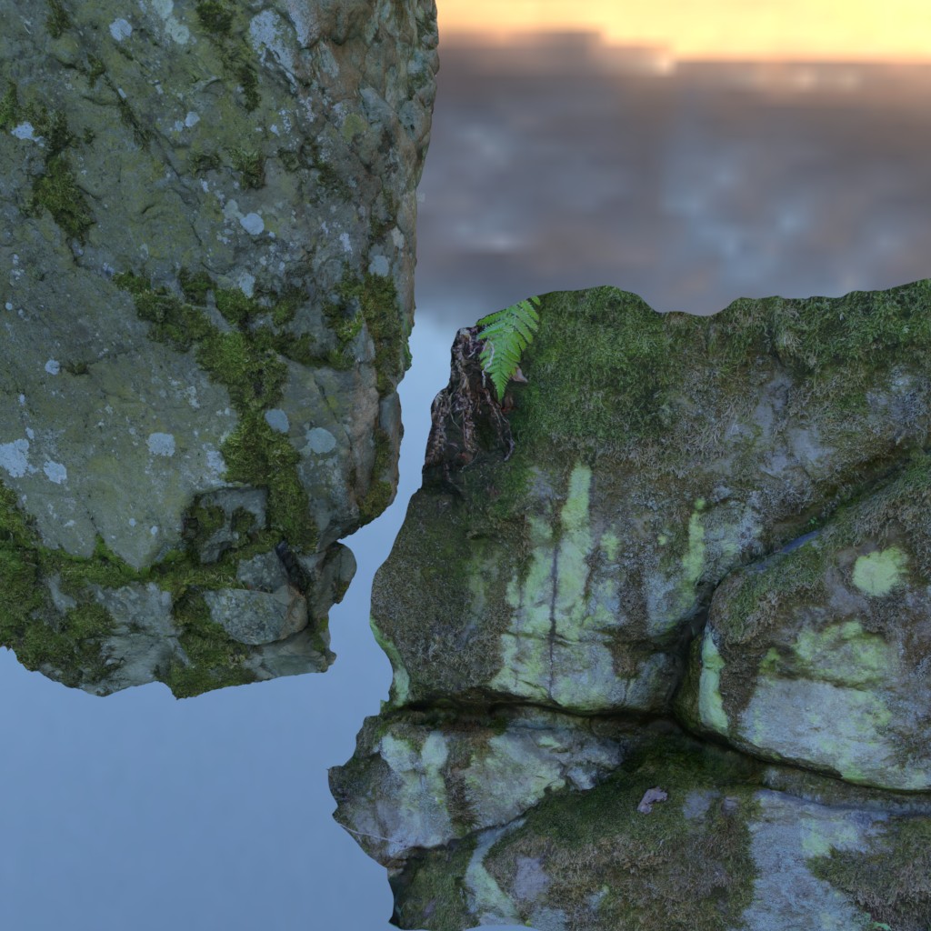 Mossy Rocks (Photoscanned) preview image 1