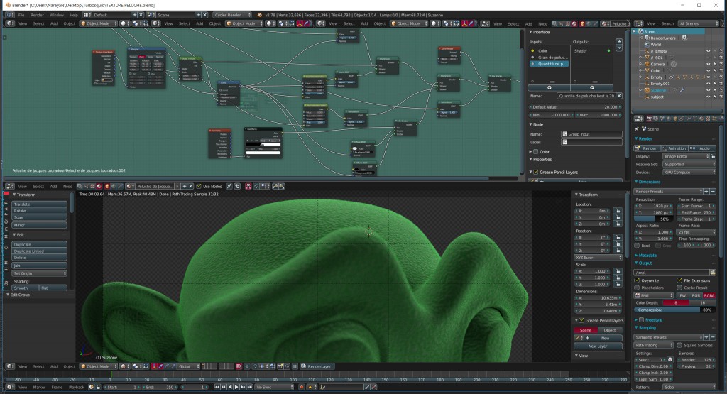 Fleece material (Procedural) preview image 1