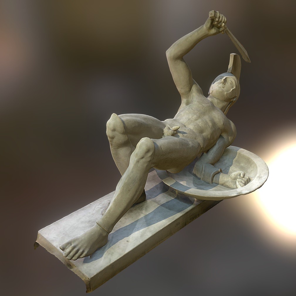 Lying wounded warrior preview image 1