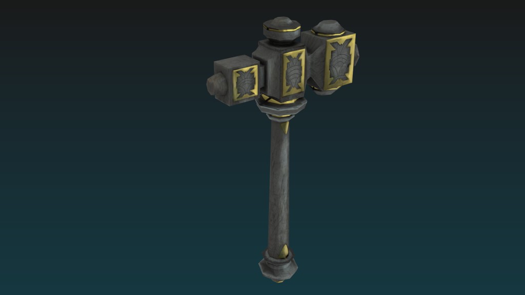 Hammer lowpoly handpainted n1 preview image 1