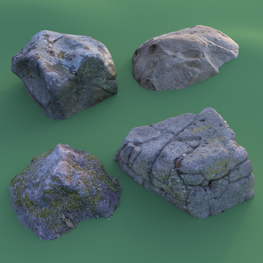 Stone Pack 1 (photoscanned) preview image 1