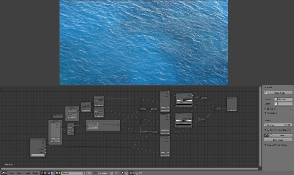 UPBGE flowmap node structure (faking water flow) preview image 1