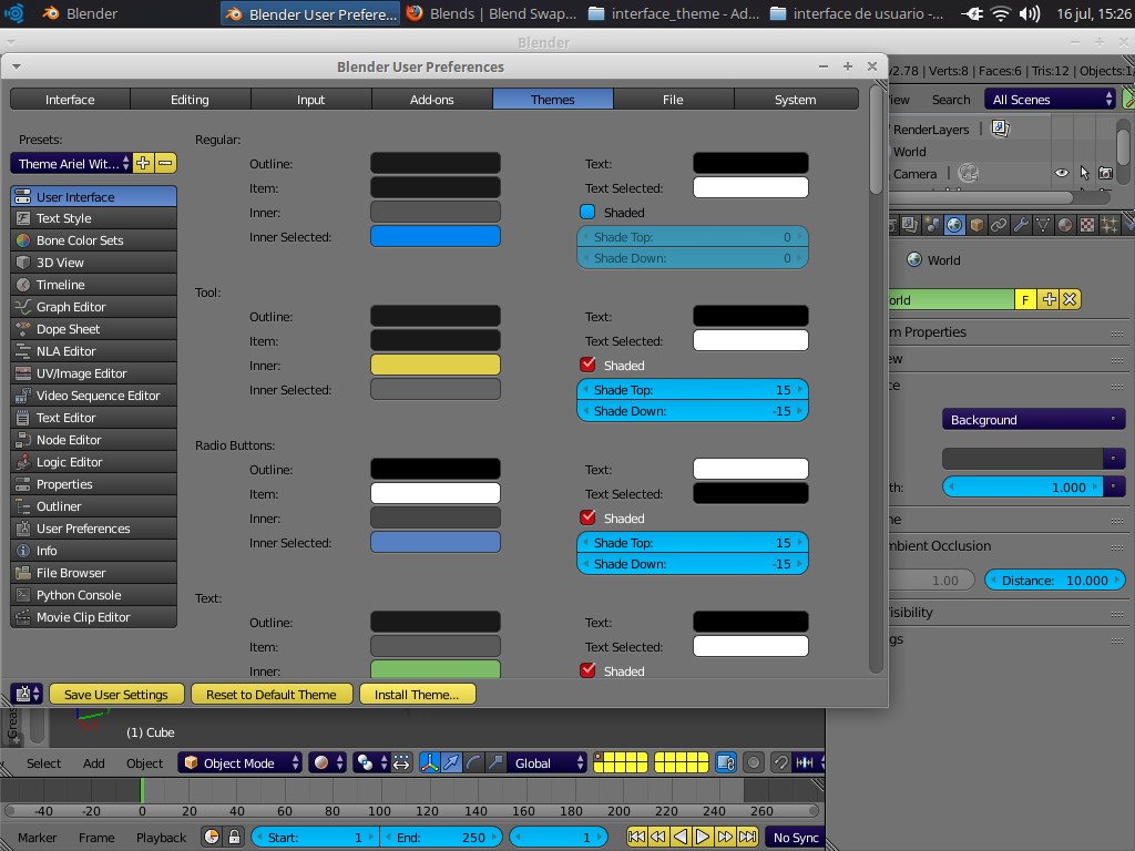 Ariel Unreal engine node theme for Blender3D preview image 2