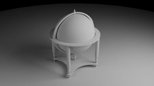 Wooden globe,Animated  preview image