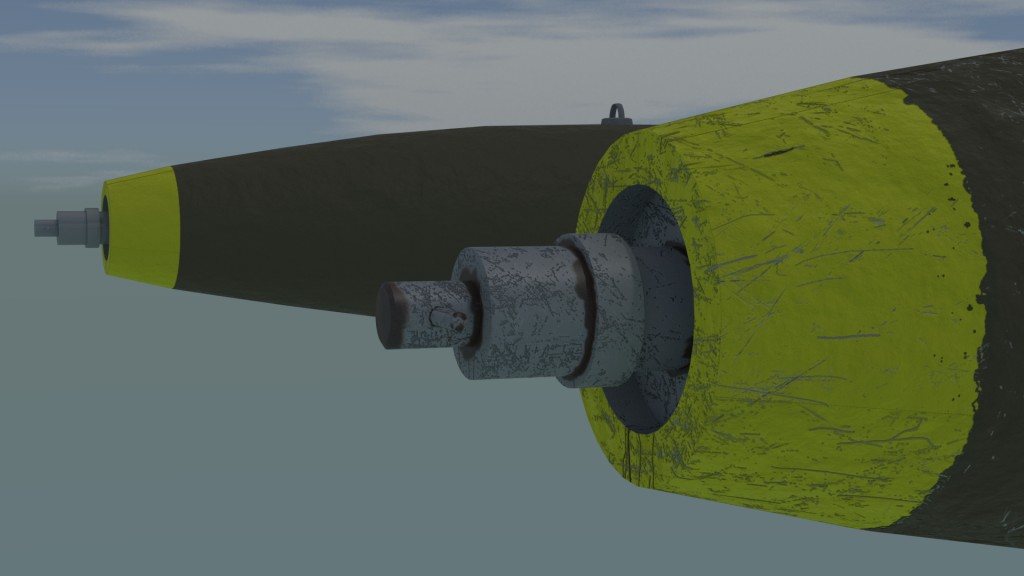 Mk-82 Unguided bomb (clean and grunge versions) preview image 2