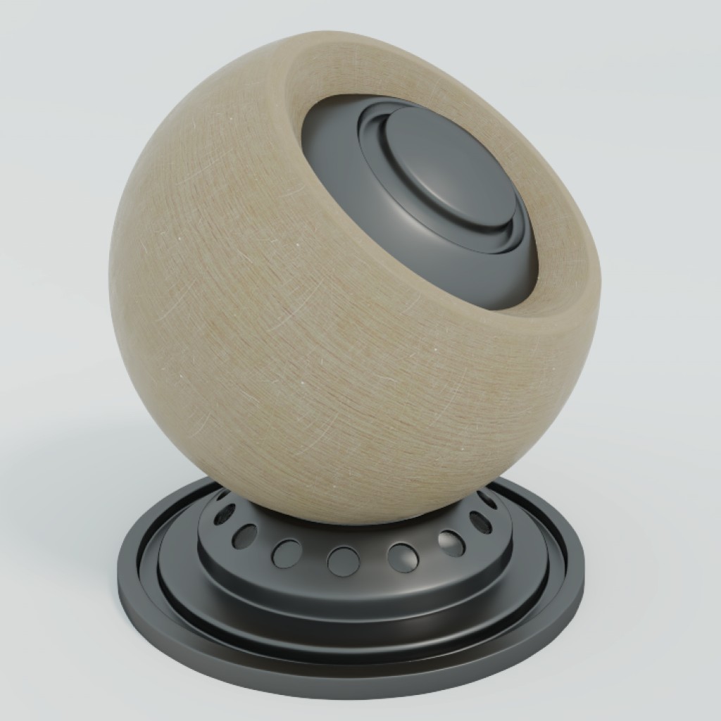 Scratched wood Material preview image 1