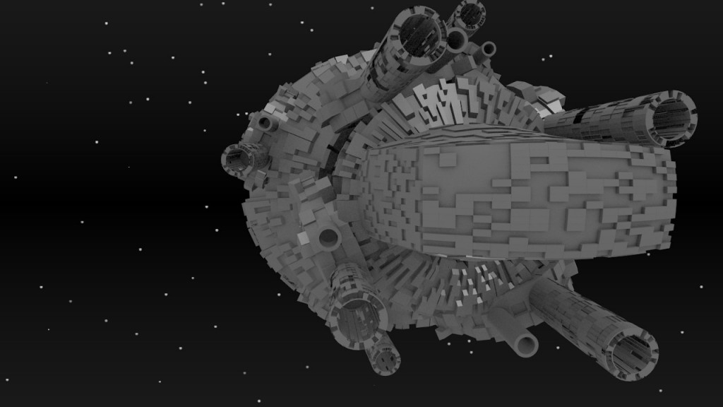 Space battleship  "Bezbashenny" preview image 4