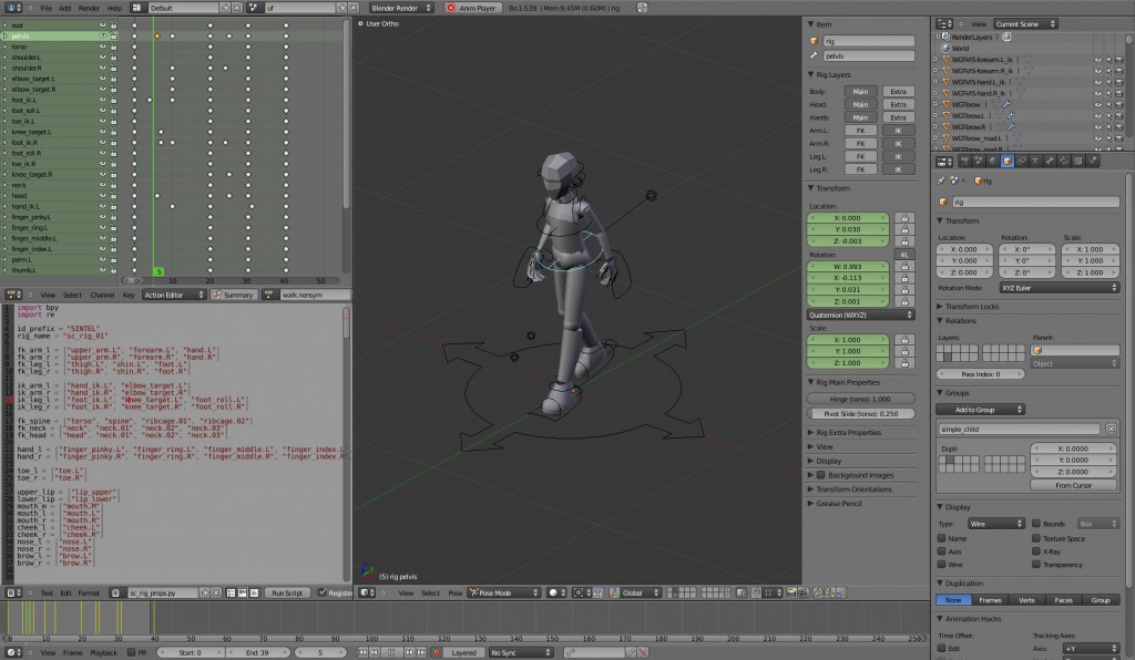 melon simplechild walkcycle preview image 1