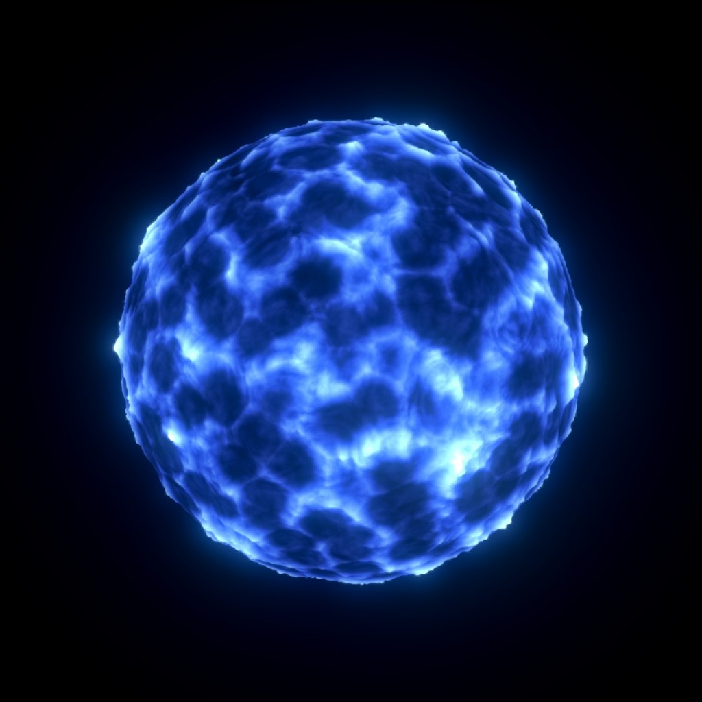 Blue sun surface preview image 1