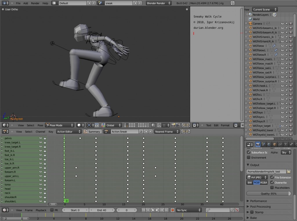 Sneaky Walk Cycle preview image 1