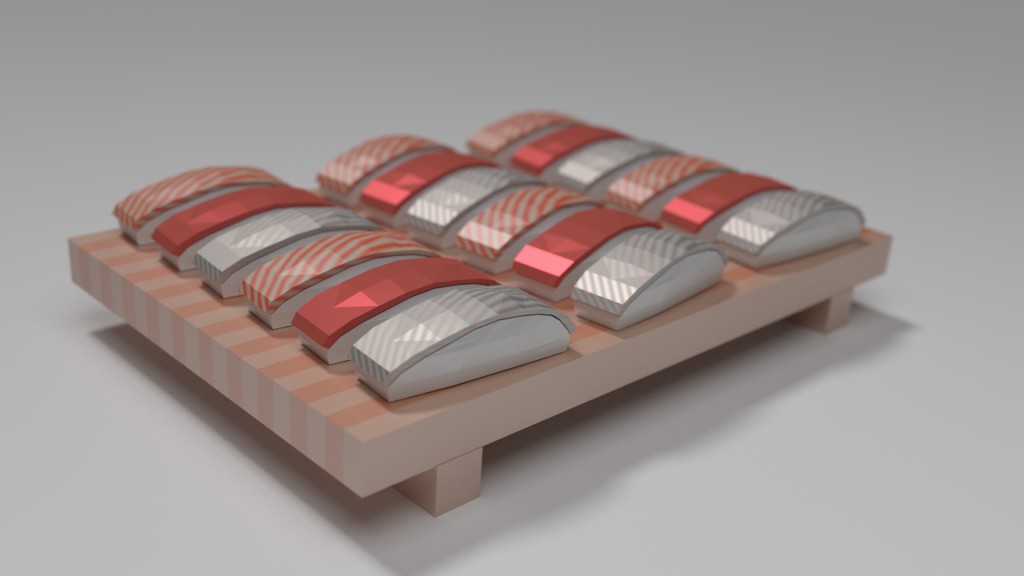 Low Poly Sushis preview image 1