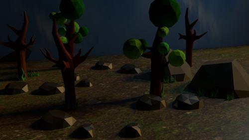 Low Poly Forest preview image