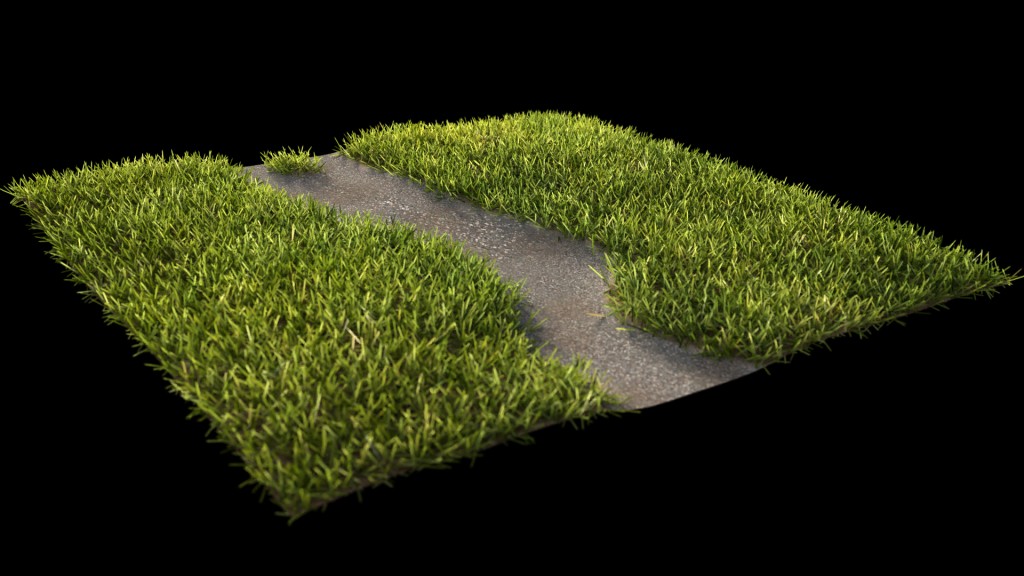 Realistic Grass Path (cycles) preview image 1