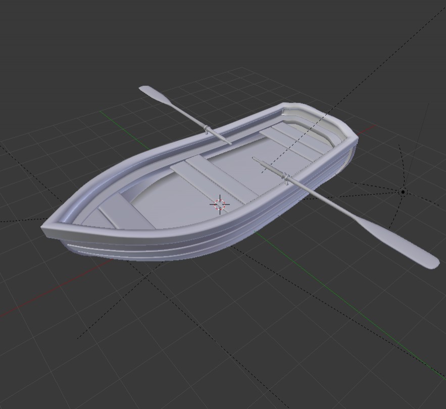 Old Row Boat *Textures Not Included* preview image 2