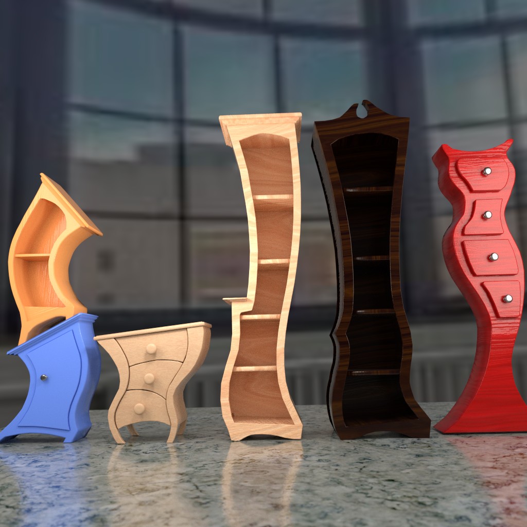 Blend Swap Funky Furniture Set [ Vol.1 ]