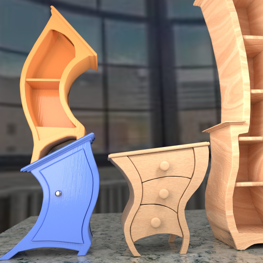 Blend Swap Funky Furniture Set [ Vol.1 ]